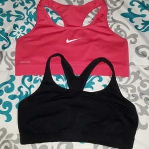 Pair of sports bras